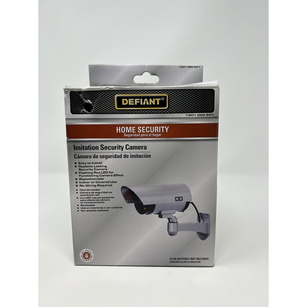 Defiant Home Security Imitation Security Camera 1001090641. Indoor/ Covered Use